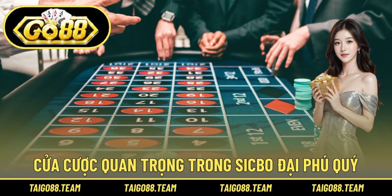 Sicbo Đại Phú Quý GO88 - Chiến Thuật Đánh Nhanh Thắng Nhanh 2 Cửa cược quan trọng trong Sicbo Đại Phú Quý