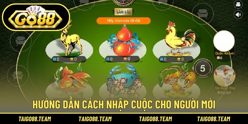 Bầu Cua GO88 - Siêu Phẩm Giải Trí Hot Nhất Mọi Thời Đại 2 Hướng dẫn cách nhập cuộc cho người mới